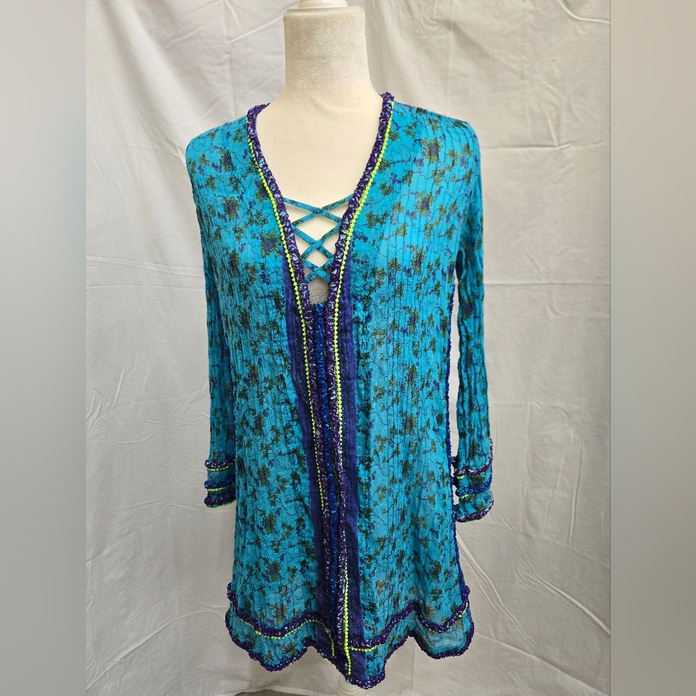 Poupette St Barth - Multi-colored Long sleeve Bathing Suit Cover - (S)